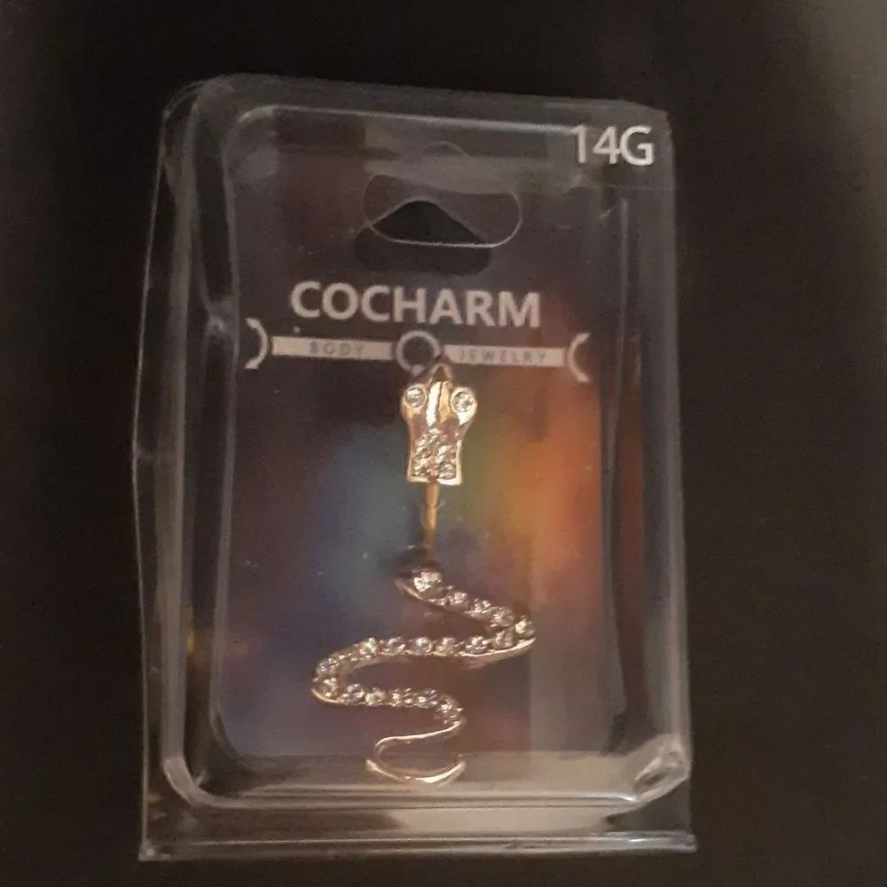 Belly Body Jewelry 14G Snake New In Package